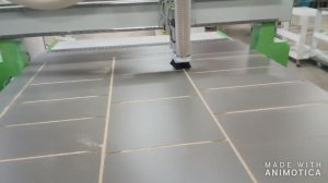 Раскрой листа на фрезерном станке с ЧПУ 2130 A