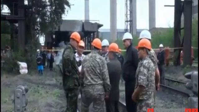 Крупный пожар на меткомбинате Темиртау смотреть онлайн