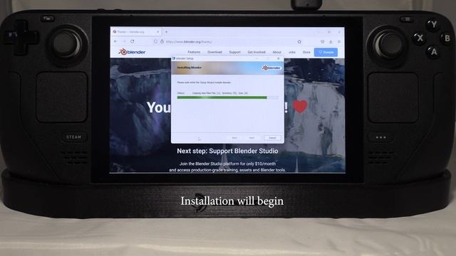 Blender Steam Deck Install Windows 11 смотреть онлайн