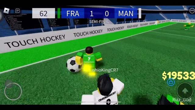 Roblox Touch football mini cup Hard work player смотреть онлайн