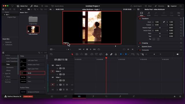 Multicam Editing in DaVinci Resolve 19 (2024) смотреть онлайн