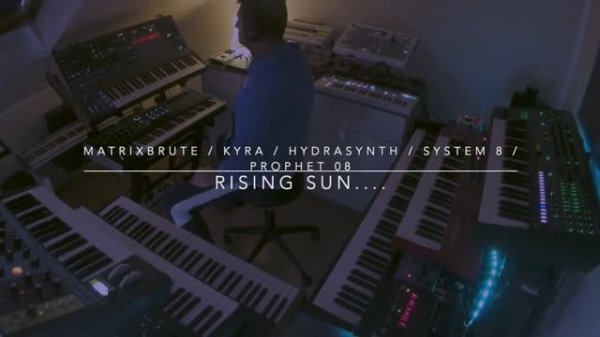 Rising Sun..... a Huge Cinematic Soundscape ( Matrixbrute, Kyra, Hydrasynth, Prophet 08, System 8 )