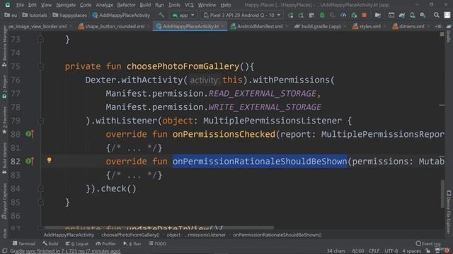 344 - Using The Third Party Library DEXTER For Permission Handling смотреть онлайн