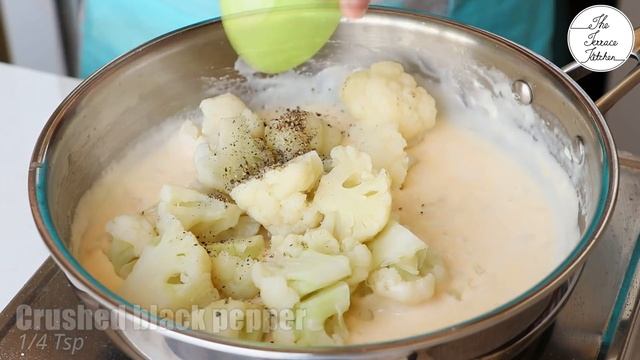 Baked Cauliflower in White Sauce | Baked Cheese Cauliflower You Would Love ~ The Terrace Kitchen смотреть онлайн
