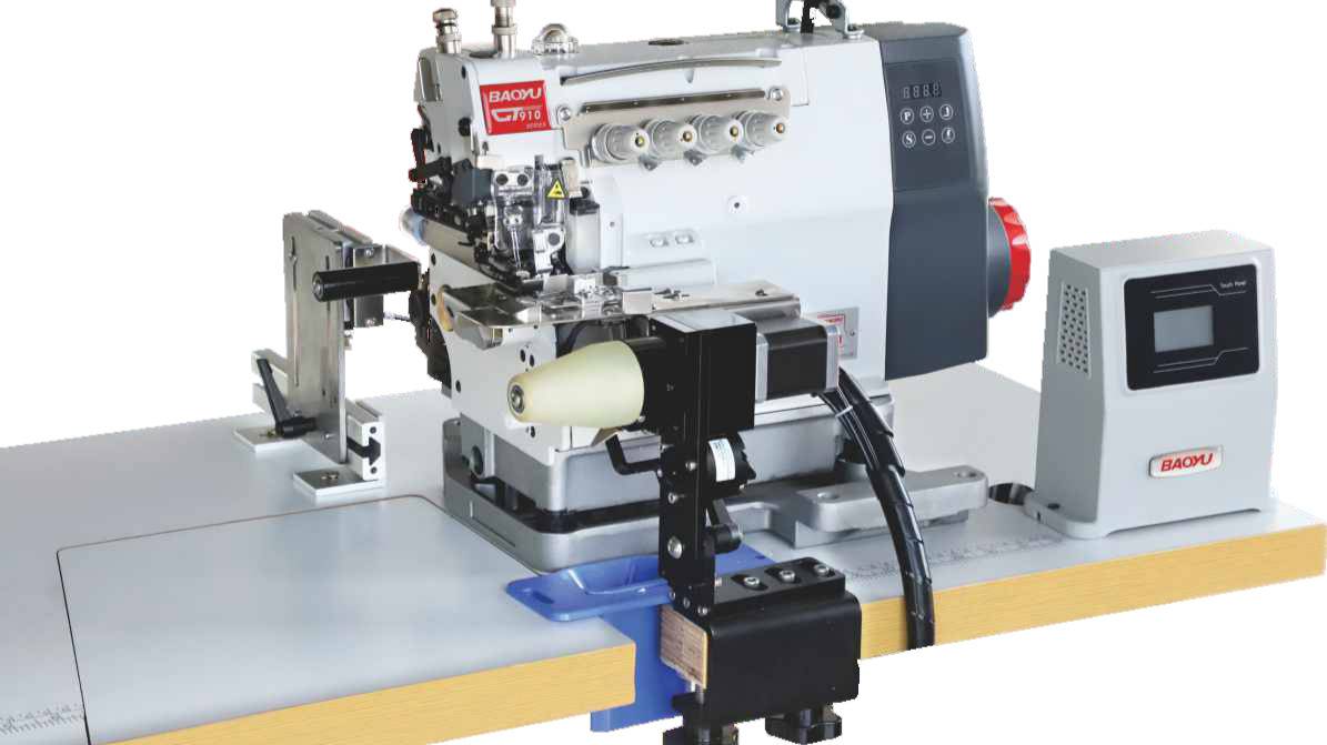 Оверлок четырехниточный BAOYU GT-910S-M9-514M24-UTD (комплект) автомат смотреть онлайн