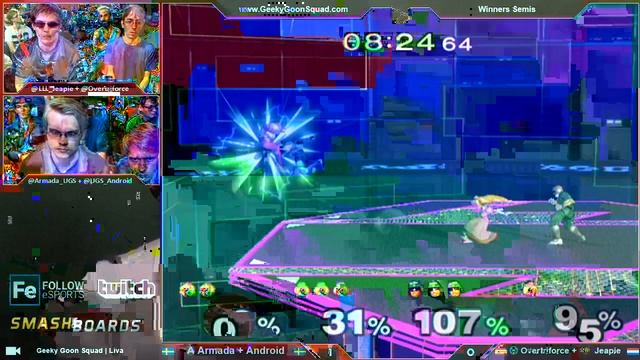 Heir2 - [A]rmada + Android Vs. GGs|Overtriforce + LLL.Jeapie - Winners Semis - Melee Doubles смотреть онлайн