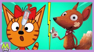 Три Кота против Доктора Лисенка.Кто Лучше Вылечит Друзей.Конкурс на Лучшего Доктора в Мульт Играх