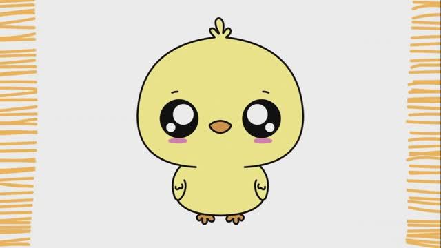 Как нарисовать KAWAII цыпленка I легко смотреть онлайн