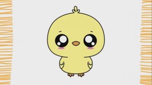 Как нарисовать KAWAII цыпленка I легко