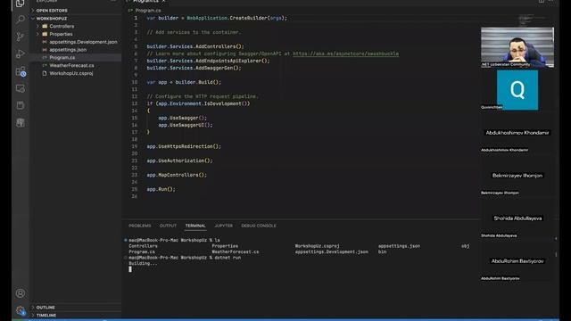 .NET loyihalari, windows server, domain integratsiya - Muhammadkarim To'xtaboyev | DOT-NET.UZ смотреть онлайн