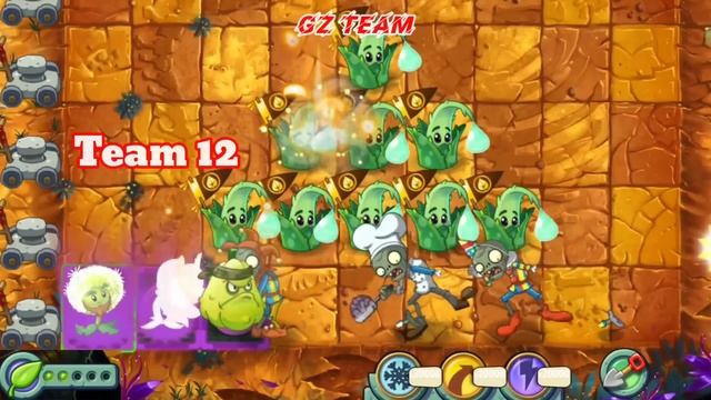 PvZ 2 Random Team Plants Vs Team Jester Zombie LEVEL 10 - Which Team Plant Will Win? смотреть онлайн