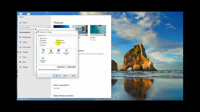 How to Show Windows 10 My Computer on Desktop | how to show desktop icons on windows 10 смотреть онлайн