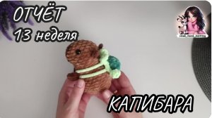 Капибара. участие в проекте «Вязание - это серьезно»