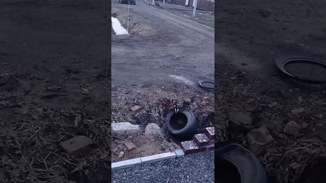 Чистка подъездной трубы ✊