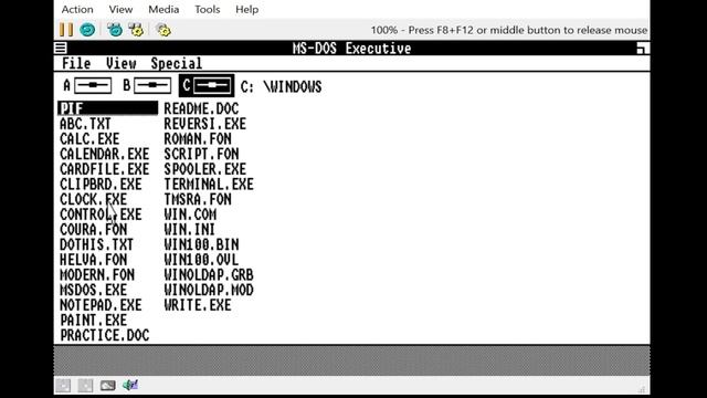 Windows 1.01 under 86box смотреть онлайн
