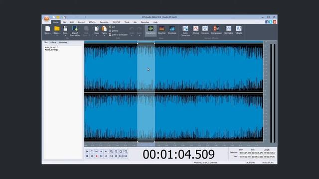 AVS Audio Editor // Editing audio made easy for everyone! смотреть онлайн