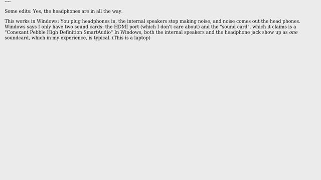 No sound out of headphone port on laptop (3 Solutions!!) смотреть онлайн