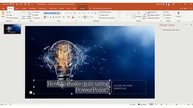 PowerPoint Tutorial Part-3: Make Quiz using PowerPoint смотреть онлайн