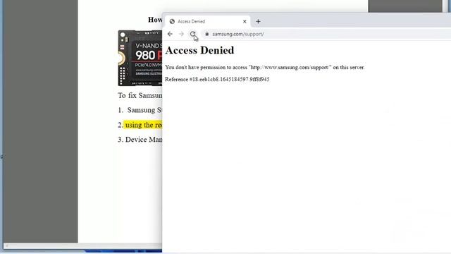Fix Samsung SSD Driver Issue in Windows смотреть онлайн