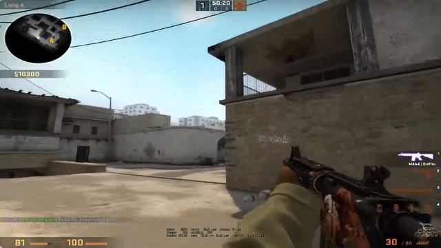CSGO - Flashing in a teammate on Dust 2 - QT #6 смотреть онлайн