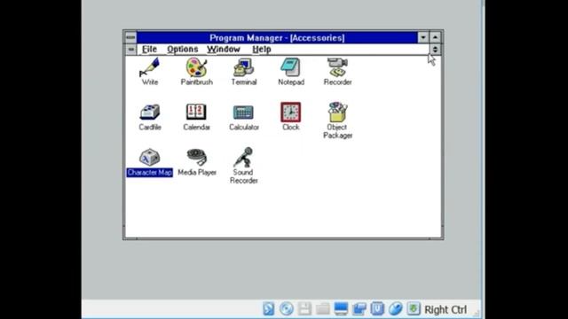 Microsoft Windows 3.11 Startup - Visualization - Settings смотреть онлайн