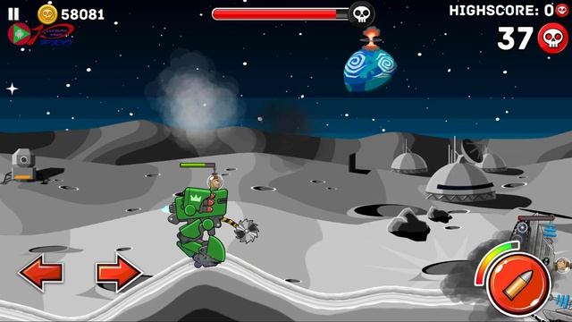 HILLS OF STEEL - Walkthrough Gameplay - ATLAS IN MOON BREAKER (iOS Android) смотреть онлайн
