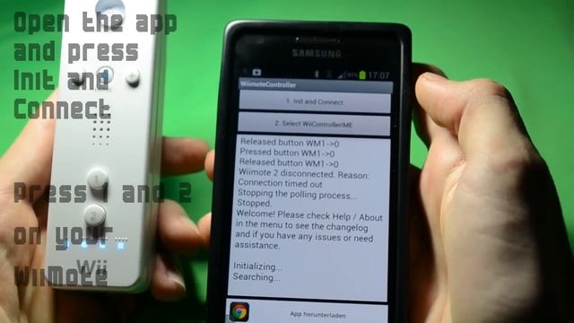How to play Games with a WiiMote on an Android Phone (HD) смотреть онлайн