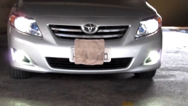 Toyota Corolla XEI 2009 Xenon 4300k 35w H11 neblina смотреть онлайн