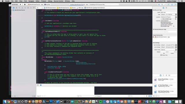 Juce Tutorial 01- The Document Window Class смотреть онлайн