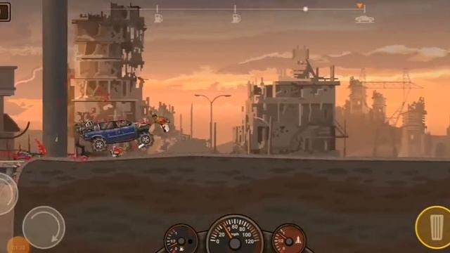 Самый крутой джип в Earn to Die 2 #7 смотреть онлайн