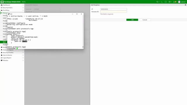 How To Configure BGP On Fortigate