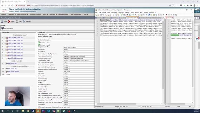 Bulk Cisco Jabber Profiles in CUCM! смотреть онлайн