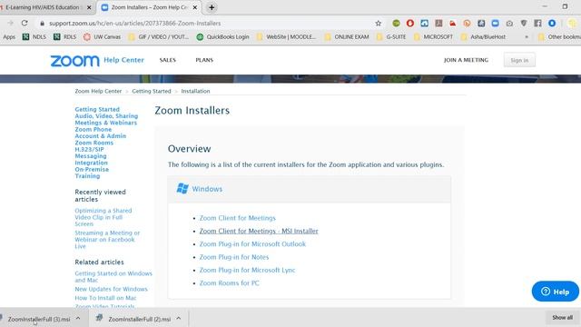 I-TECH India | Downloading ZOOM for E-Learning HIV/AIDS Education Seminar смотреть онлайн