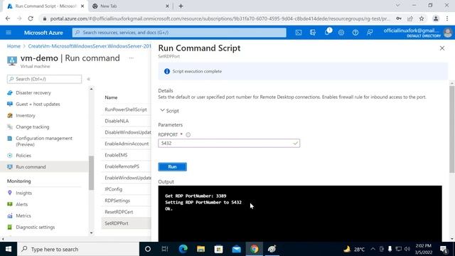 [Easily] Change default RDP port 3389 on azure cloud | Make more secure Azure VM смотреть онлайн