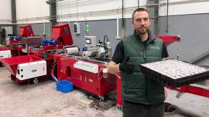 Линия по высеву семян в кассеты