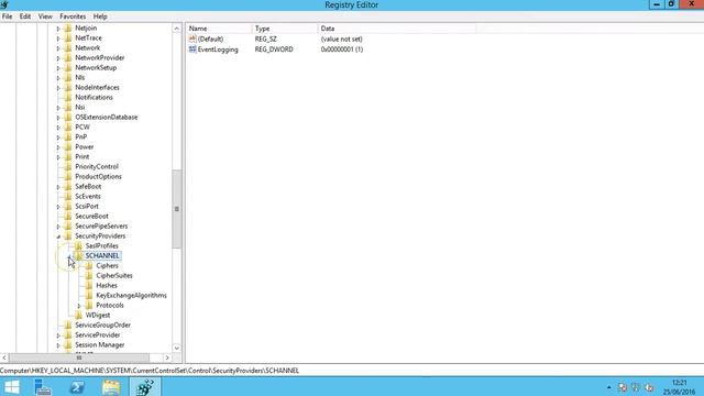 Disabling SSL version 3.0 Protocol in Windows Server 2012 R2 смотреть онлайн