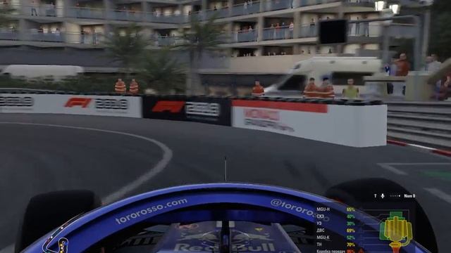 "ВЫЖИТЬ В МОНАКО" 🤦♂️ #6 Гран-при Монако. F1 2018. Карьера смотреть онлайн