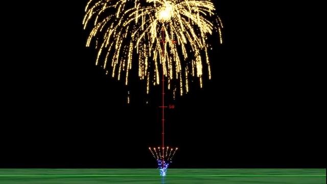 Проект Салюта ООО «СЛК», 9 мая Королев 2013 года (видео материал симуляция фейерверка)