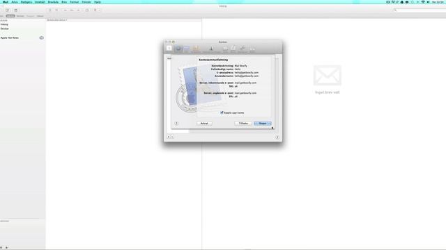 Apple Mail - E-post installation смотреть онлайн