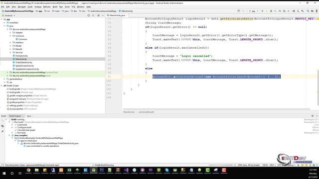 Android Development Tutorial - My Restaurant Part 25 Sync Token and Notification Staff App смотреть онлайн