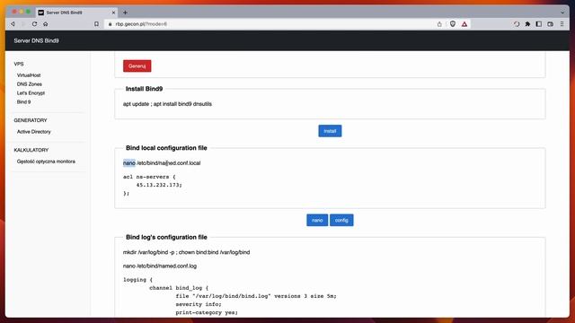 Uruchomienie serwera DNS Bind 9 смотреть онлайн