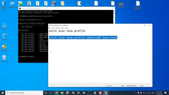 CMD : Find all Wi-Fi passwords (cmd hacking tricks for windows 10) смотреть онлайн