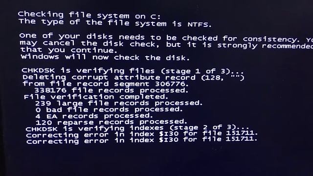 checking file system on c on computer смотреть онлайн
