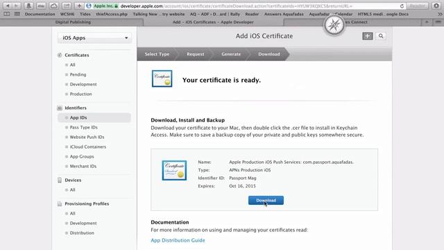 7 4 4 Push notifications In Developer Apple Section смотреть онлайн