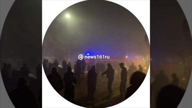 В Таганроге БПЛА ВСУ врезался в жилой дом смотреть онлайн