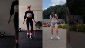 Повторила за профи. #jumprope #dance #скакалка #shuffledance #skipping #shuffle #скиппинг #choreo