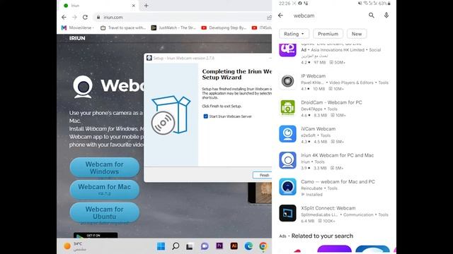 How to use Phone as Webcam | How To Use Your Smartphone as WEBCAM | Without Cable смотреть онлайн