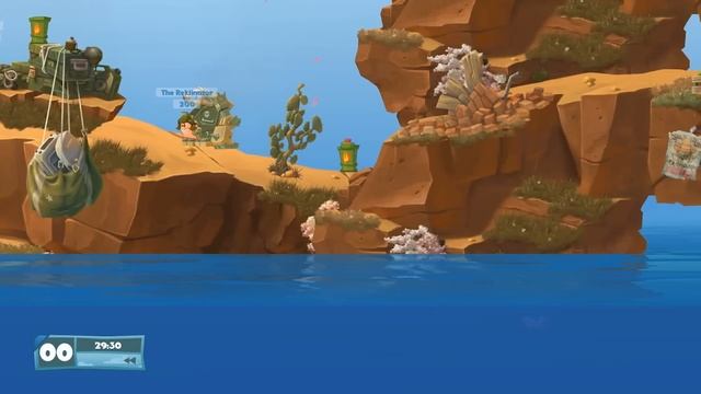 Worms W.M.D - Aqua Sheep!? смотреть онлайн