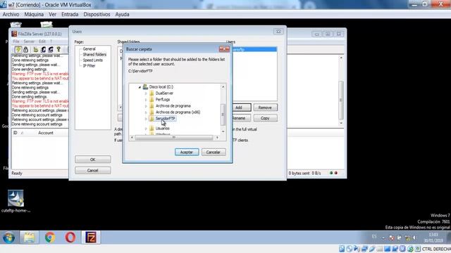 Configuración Servidor FTP - Windows 7 смотреть онлайн